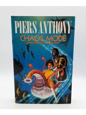 Chaos Mode by Piers Anthony 1993 HC/DJ 1st/1st Mode Series Book #3